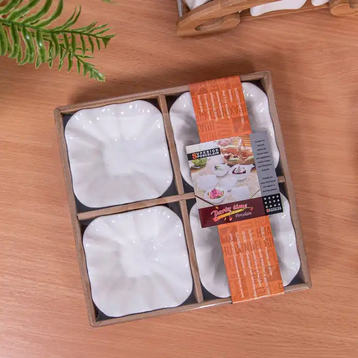 Набор для аперитива,  Фарфор, Белый..