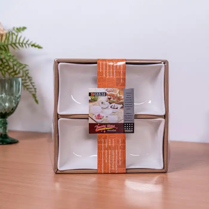 Набор для аперитива,  Фарфор, Белый..