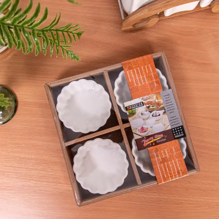 Набор для аперитива,  Фарфор, Белый..