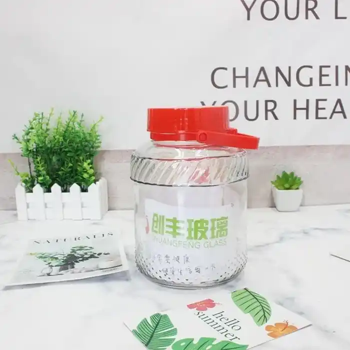 Купить  Контейнеры для Хранения - Ёмкость для хранения,  Стекло, 3Л, С крышкой..