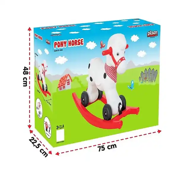 Музыкальная качалка-каталка Пони