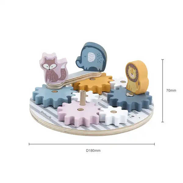 Игровой набор "Шестеренки со зверятами"