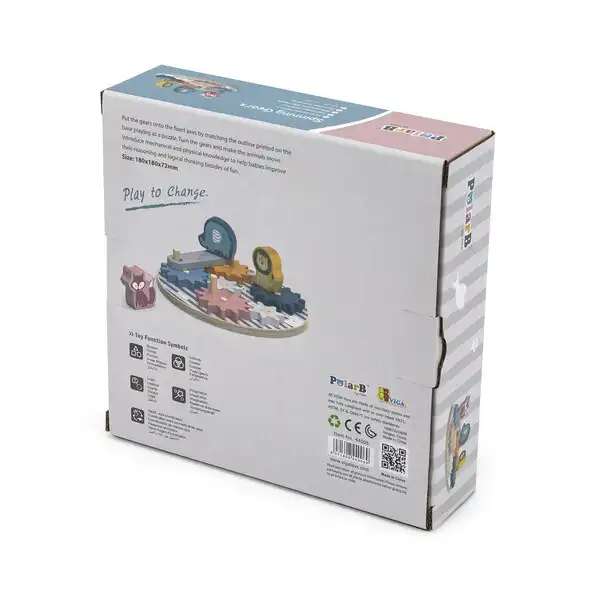 Игровой набор "Шестеренки со зверятами"