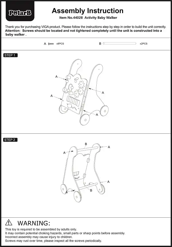 Каталка-ходунки c бизибордом