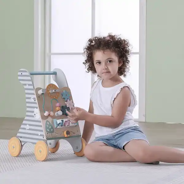 Каталка-ходунки c бизибордом