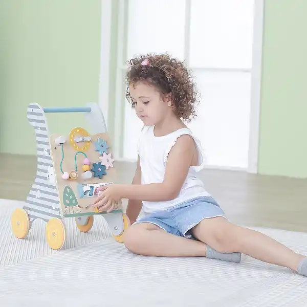 Каталка-ходунки c бизибордом