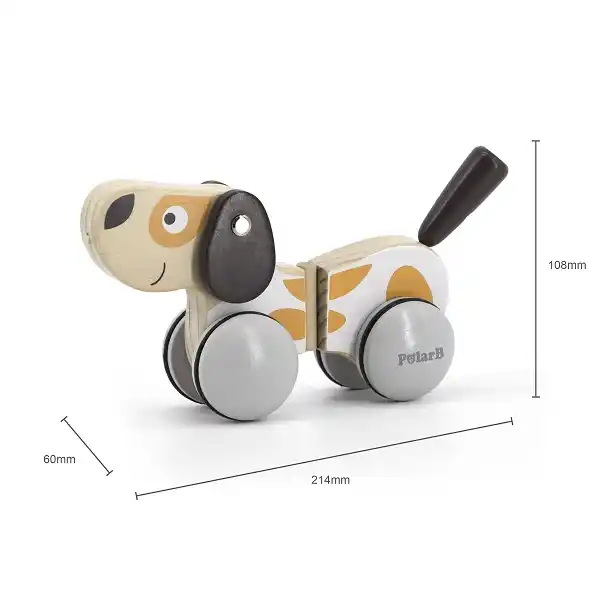 Каталка на веревке 'Щеночек'