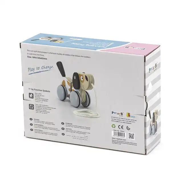 Каталка на веревке 'Щеночек'