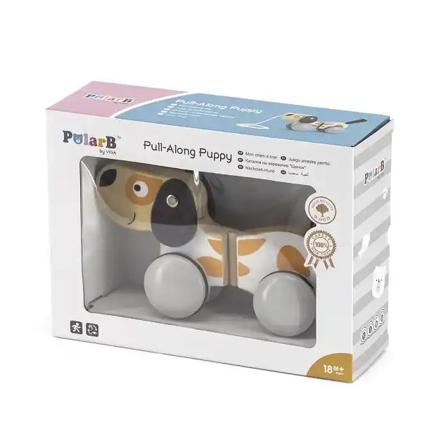 Каталка на веревке 'Щеночек'