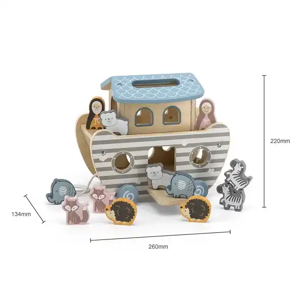 Каталка-сортер на веревке 