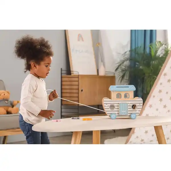 Каталка-сортер на веревке 