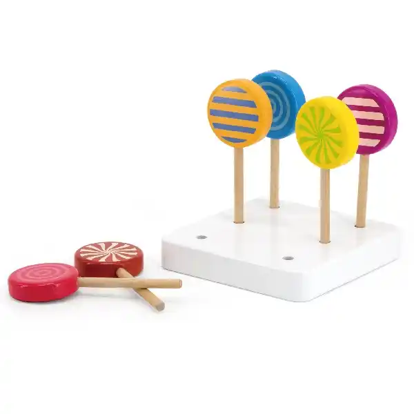 Набор игрушечных и ярких леденцов (6 шт)