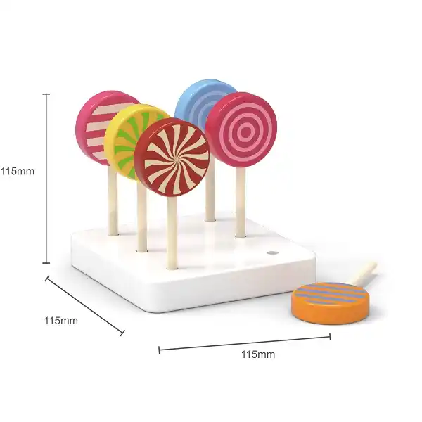 Набор игрушечных и ярких леденцов (6 шт)