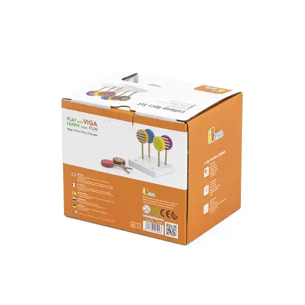 Набор игрушечных и ярких леденцов (6 шт)