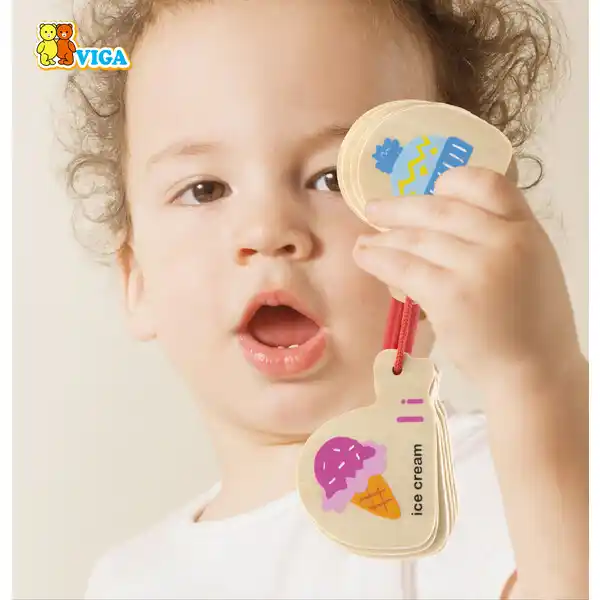 Развивающая мини-книжка для малышей 