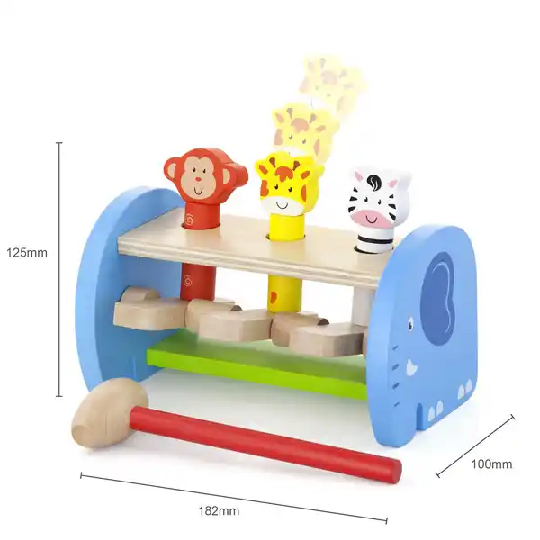 Игрушка-стучалка "Зверята"