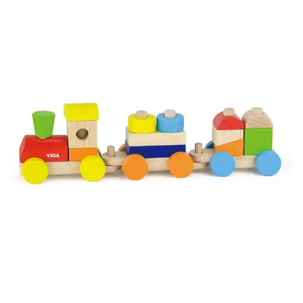 Colorful Stacking Train