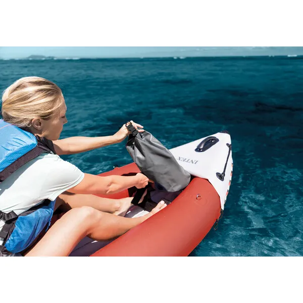 INTEX Caiac gonflabil “Excursion Pro K1” cu vâsle și pompă, 305x91x46 cm, până la 100 kg