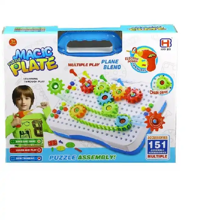 Set de construcție - mozaic cu șurubelniță (151 piese)