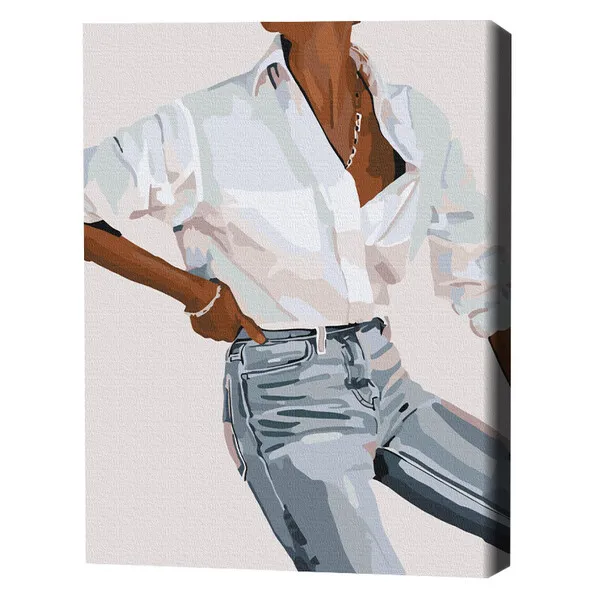 Pictură pe numere 40х50 cm (fără cutie) –  Armonie elegantă