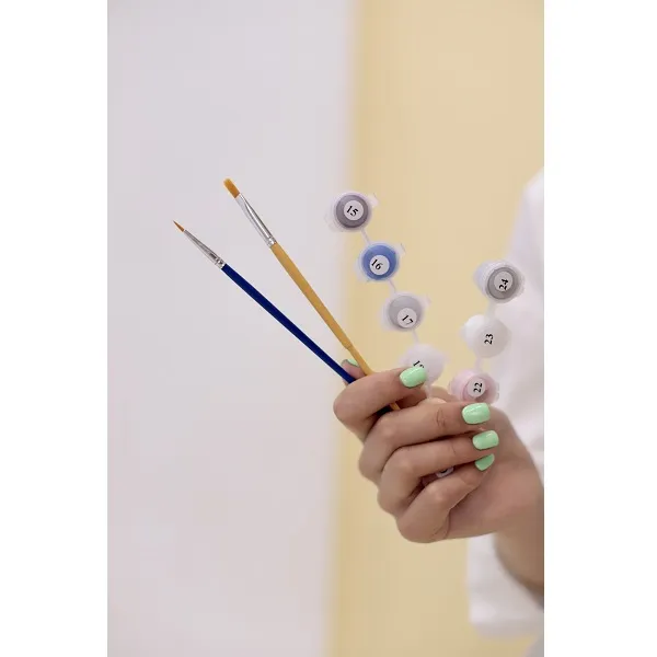 Pictură pe numere 40х50 cm (fără cutie) – Căldura focului de toamnă