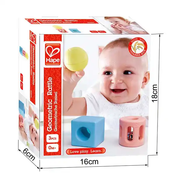 Набор погремушек "Геометрические формы"