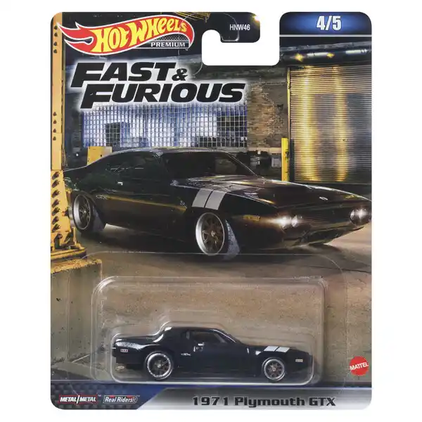 Hot Wheels Машинка из коллекций Премиум Fast & Furios, 5 моделей