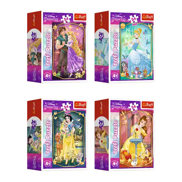 Puzzle 54 mini - Prințesele Disney Fermecătoare, (as.)