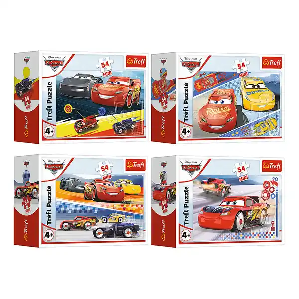 Puzzle 54 mini - Cursa nebună (Cars 3)