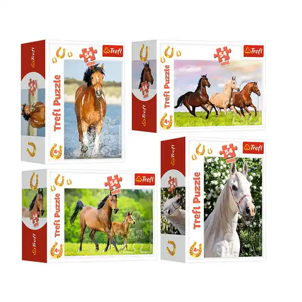 Puzzle 54 mini - Lumea cailor