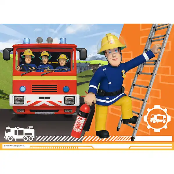 Puzzle 20 miniMaxi - Pompierul Sam eroic