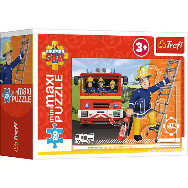 Puzzle 20 miniMaxi - Pompierul Sam eroic