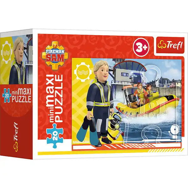 Puzzle 20 miniMaxi - Pompierul Sam eroic