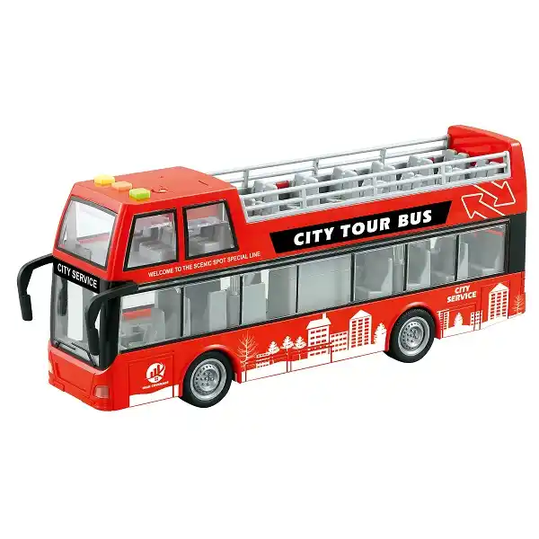 Инерционный Двухэтажный Автобус (свет / звук)