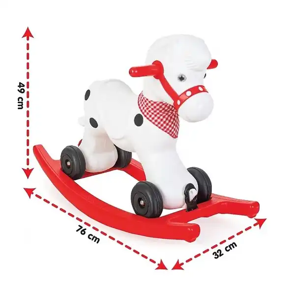 Roabă muzicală cu balansoar Pony