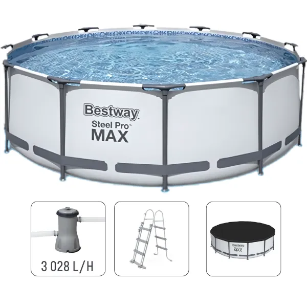 Piscina Steel Pro Max 457x122cm, 16015L, carcas metal