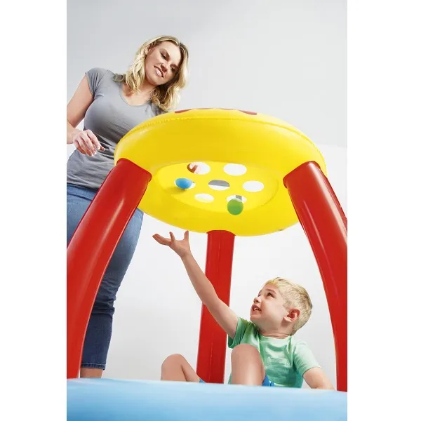 Centru de joc 89x89x84cm ANIMALUTE Fisher Price cu mingiute (15b), 2+