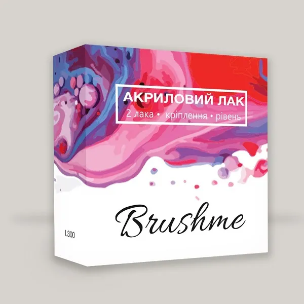 Акриловый лак для покрытия готовой картины и крепление на стену для картины