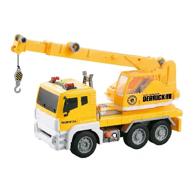 1:12 Инерционный Грузовик с краном (свет / звук)