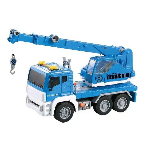 1:12 Инерционный Грузовик с краном (свет / звук)
