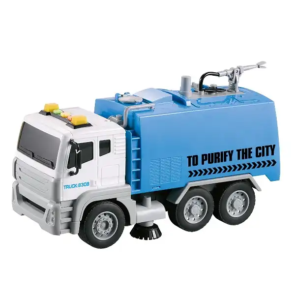 1:12 Инерционная Уборочная Машина брызгающая водой (свет / звук)