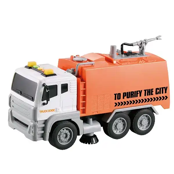 1:12 Инерционная Уборочная Машина брызгающая водой (свет / звук)