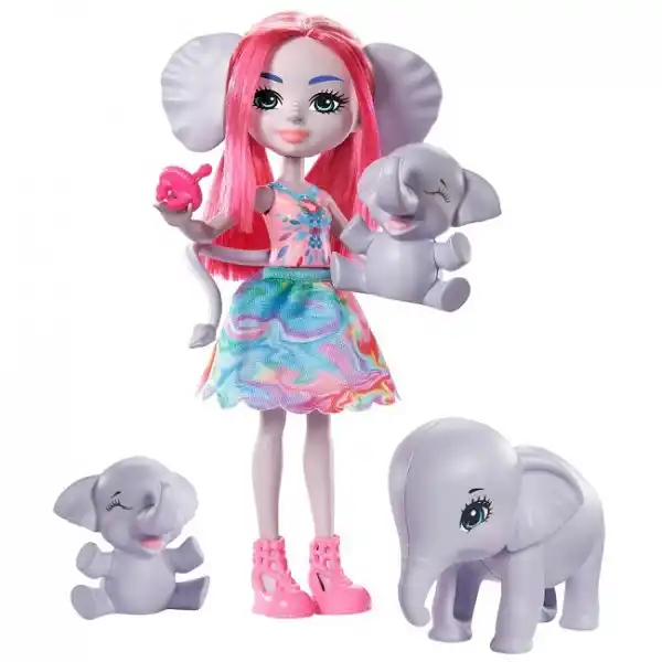 Enchantimals Set “Familia Elefantelului Esmeralda”