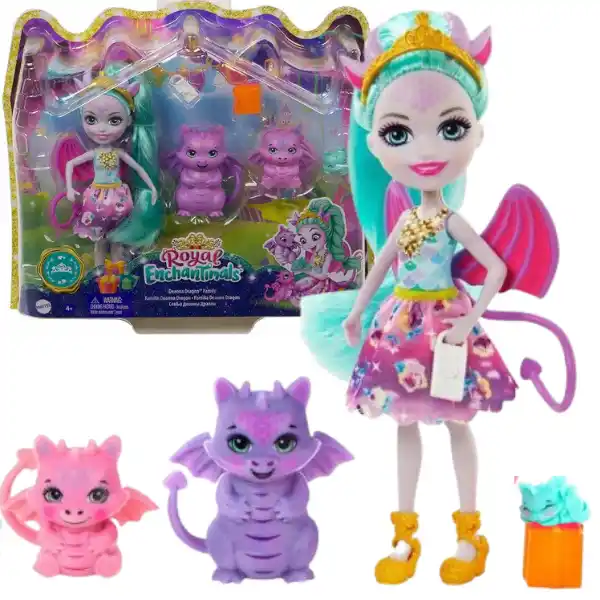 Enchantimals Набор “Семья Драконицы..