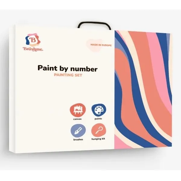 Pictură pe numere 40*50 сm (în cutie) – Buddha colorat