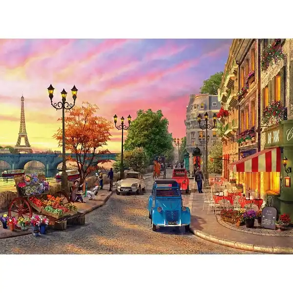 Puzzle 1000 elemente Apus de soare pe Sena