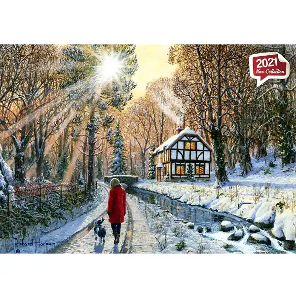 Puzzle 2000 elemente Povestea de iarna