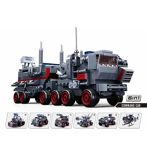 Set de construcție ”Război spațial”, 6 modele care se asamblează în 1