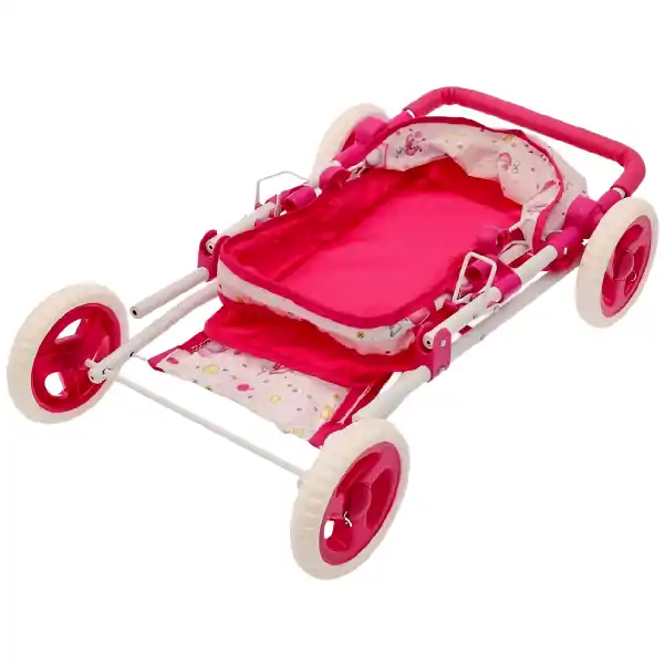 Коляска для кукол с корзиной