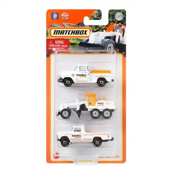 Hot Wheels Набор из 3-х базовых машинок Matchbox (аcс).